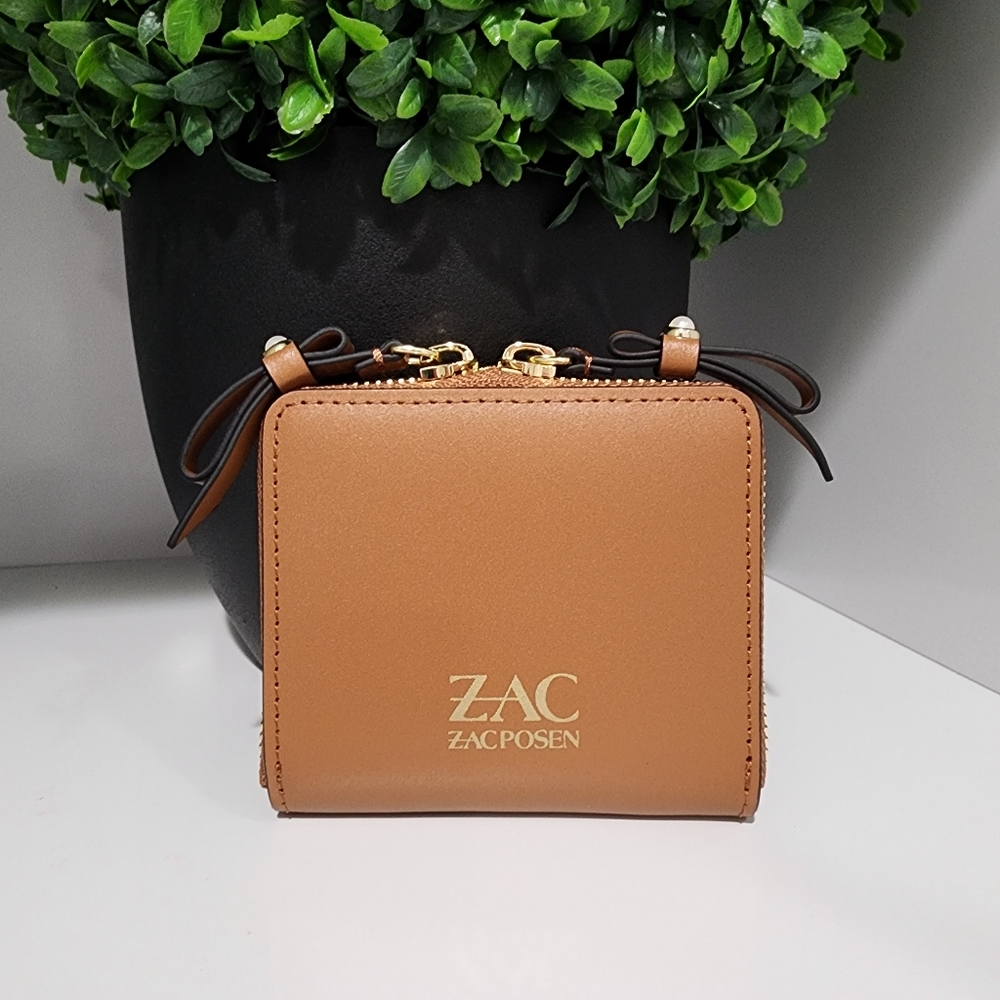 NWT Zac Posen Square Zip Wallet
